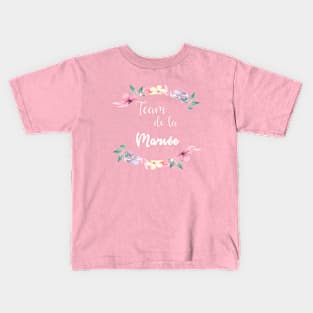 team de la mariée floral Kids T-Shirt